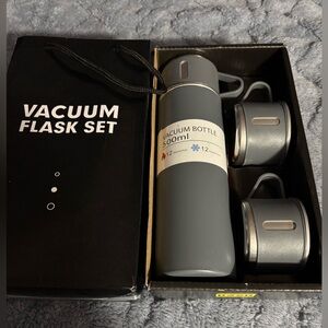 #242 Gray Vacuum Flask Set